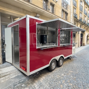 Chariot de vente ambulant pour boulangerie, glaces, hot-dogs, cuisine mobile, et vente de toasts - Product Image 6