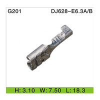 DJ622-D6.3A/B/C  DJ628-E6.3A/B DJ623-D6.3C  faisceau de câbles électroniques  bornes Bornes à sertir Bornes de connexion