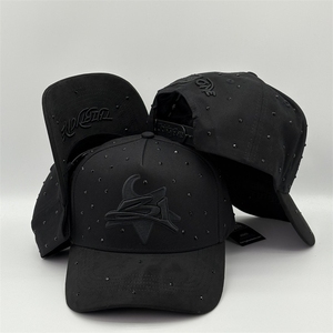 Casquette de baseball ajustable en PVC à 6 panneaux, avec broderie en forme de feuille de diamant, design tendance hip-hop, unisexe, en stock - Product Image 6