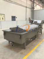 Machine à blanchir les légumes à bande continue en acier inoxydable pour le traitement des pommes de terre, des fruits, des tomates, du chou et des carottes