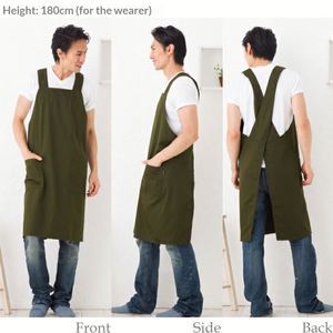 Nuevo Delantal de Algodón Impermeable y Moderno para Adultos, con 1-4 Bolsillos, sin Mangas, para Cocina, Catering, Repostería, Camareros y Trabajo - Product Image 2