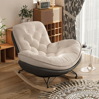 Fauteuil à bascule et canapé inclinable Penguin moderne pour appartement et hôtel, idéal pour balcon, couleur personnalisable