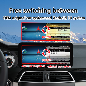 Autoradio GPS 4G Wifi LELV Qualcomm 680 Ntg 4.5 avec CarPlay sans fil et lecteur multimédia pour <span class=keywords><strong>Mercedes</strong></span> Benz <span class=keywords><strong>Classe</strong></span> <span class=keywords><strong>C</strong></span> W204 2011-2014 - Product Image 2