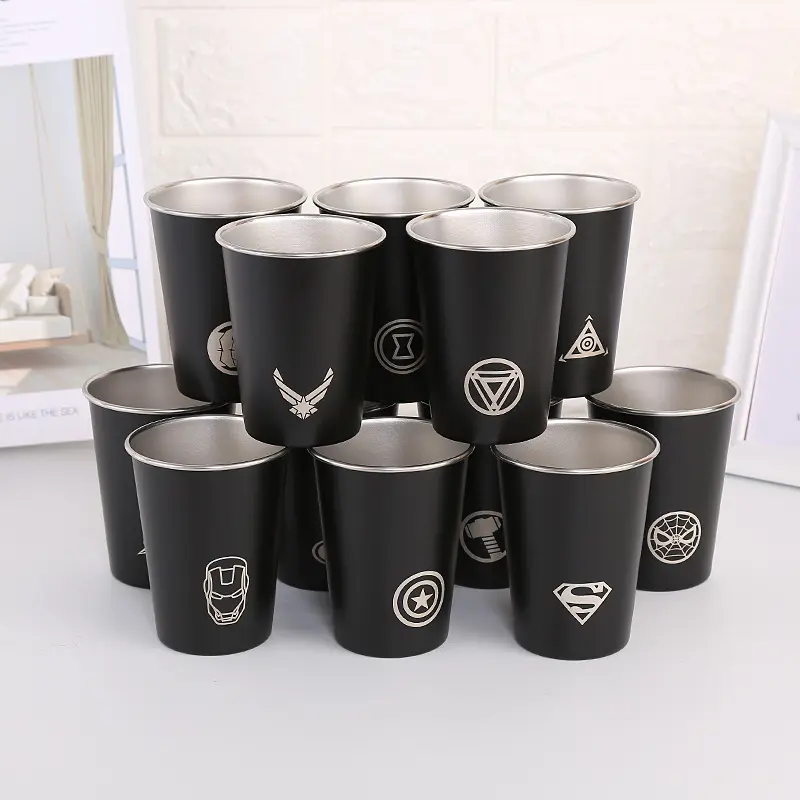 304 stainless steel pint cup for sale  350ml/500ml outdoor camping drink beer cup