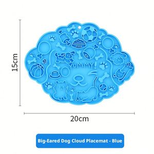 Tapis d'alimentation pour chien en silicone avec ventouse, design anti-étouffement pour une alimentation lente - Product Image 3