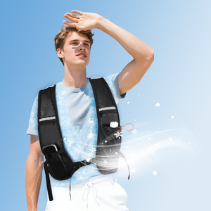Gilet di Raffreddamento Portatile OEM con Circolazione d'Acqua, Controllo Intelligente della Temperatura, per il Controllo di Febbre <span class=keywords><strong>e</strong></span> <span class=keywords><strong>Raffreddore</strong></span>, per Lavoro Estivo Interno/Esterno - Product Image 4