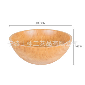 Bamboo Easy Home Pure Bamboo Material Original Eco-friendly Retro Creative Popular Homestay Hotel Washbasin Tabletop <b>Basin</b> - Product Image 5