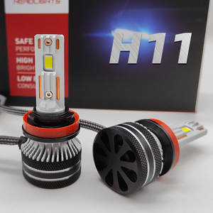 Q5 Super Bright H11 LED Phare 6000K Couleur Double Tube De Cuivre Nouvelle Voiture Laser H7 Ampoule Modifié H4 Intégré Phare Loin - Product Image 4