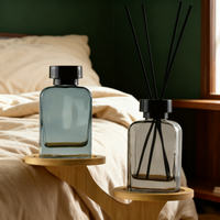 Flacon diffuseur de parfum en verre de luxe vide 120ml 250ml 500ml 1000ml, flacon vaporisateur d'ambiance avec logo personnalisé