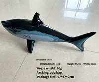 Jouets aquatiques gonflables en PVC en gros, requins et dauphins, ballons animaux marins pour enfants, fête de piscine d'été