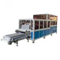 Machine d'emballage de bouteilles en plastique entièrement automatique à grande vitesse contrôlée par PLC, pour emballage film/aluminium, bois, pour bouteilles de boissons