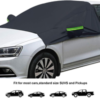 Logo personnalisé et taille universelle pare-soleil de voiture couverture de neige imperméable pliable pare-brise de voiture pour la neige gel protection solaire
