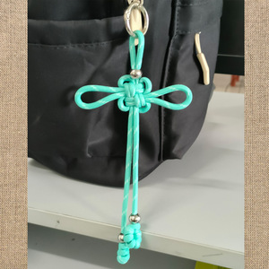 Noeud chinois tissé à la main cordon <span class=keywords><strong>porte</strong></span>-bonheur <span class=keywords><strong>macramé</strong></span> <span class=keywords><strong>porte</strong></span>-clés téléphone sac lanière chaîne personnalisée tissé noué bonne chance décoration suspendue - Product Image 5