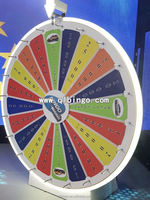 Roue de la Fortune Personnalisée avec Graphiques et Bordure LED pour Tirages au Sort et Événements Mondiaux