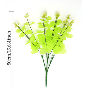 Fleurs artificielles 50 cm en plastique réalistes pour décorations de mariage et de maison - Product Image 6