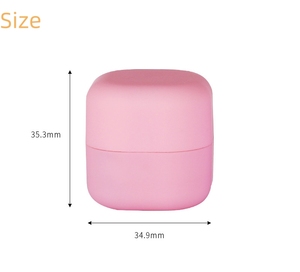 Sang trọng màu hồng màu xanh lá cây màu tím và bạc 7 gam vuông nhựa rỗng Kid Lip Balm <span class=keywords><strong>container</strong></span> Lipbalm <span class=keywords><strong>container</strong></span> <span class=keywords><strong>Rose</strong></span> Gold Nắp - Product Image 2