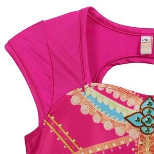 Costume <span class=keywords><strong>Jasmine</strong></span> pour enfants fille, robe de <span class=keywords><strong>princesse</strong></span> <span class=keywords><strong>Aladdin</strong></span>, vêtements de Cosplay d'école, Costumes de spectacle, robe Photo décontractée, nouveau Design - Product Image 4