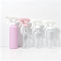 Flacon pulvérisateur miniature en PET de 50 ml et 60 ml, couleur macaron, pour cosmétiques capillaires, avec tête de souris et déclencheur, idéal pour la sérigraphie