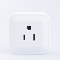 Boîtier de prise intelligente Wi-Fi de haute qualité, norme américaine, 58*48*28mm, prise intelligente CN150