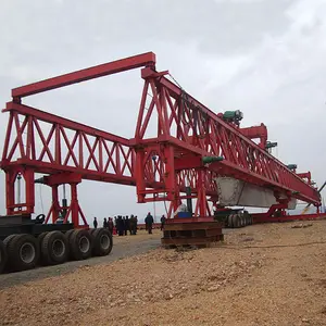 180T süspansiyon kirişli başlatıcı vinç çin köprüsü yapı makinesi