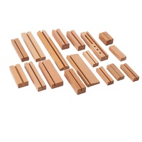 Porte-photos en bois peint écologique, clips pour mémos, support de calendrier de bureau, support de cartes pour la maison, l'école et le bureau