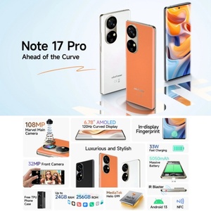 Ulefone Note 17 Pro ระบบปฏิบัติการ Android 13 ชิปเซ็ต G99 หน่วยความจำ 24+256GB หน้าจอ Amoled 120Hz รองรับการชาร์จเร็ว 33w ระบบ NFC  สแกนลายนิ้วมือ แบตเตอรี่ 5050mAh Ulefone Note 17 Pro - Product Image 4