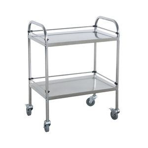고급 악기 스테인레스 스틸 트롤리 작동 극장 의료 악기 스테인레스 스틸 트롤리 - Product Image 1