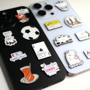 Nouvelle Épinglette Émaillée Personnalisée Culture Arabe 2026 |   Stock Prêt à Expédier Dubaï/Londres Design |   Autocollant de téléphone personnalisé pour la décoration - Product Image 2