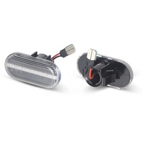 Accessoires de voiture à lentille orange Marqueur latéral LED pour Benz Smart W453 Renault Clio1Clio2 SEAT