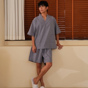 Ensemble de vêtements pour <span class=keywords><strong>spa</strong></span> violet, robe de <span class=keywords><strong>massage</strong></span>, tenue pour patient d'acupuncture, ensemble de vêtements pour moxibustion - Product Image 3