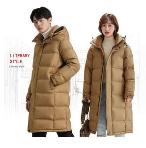 Blouson matelassé personnalisé en <span class=keywords><strong>duvet</strong></span> d'oie imperméable coupe-vent jusqu'à -30 degrés Celsius Blouson matelassé long Vêtement décontracté - Product Image 6