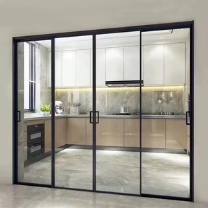 <span class=keywords><strong>Porte</strong></span> <span class=keywords><strong>coulissante</strong></span> en verre double insonorisée d'isolation thermique de <span class=keywords><strong>style</strong></span> moderne pour le salon - Product Image 2