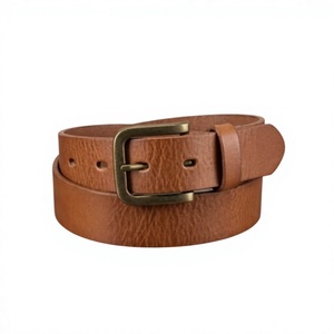 Ceinture de fête unisexe la plus tendance en cuir de vachette véritable, longueur personnalisable, avec boucle carrée en acier massif, écologique et robuste - Product Image 2