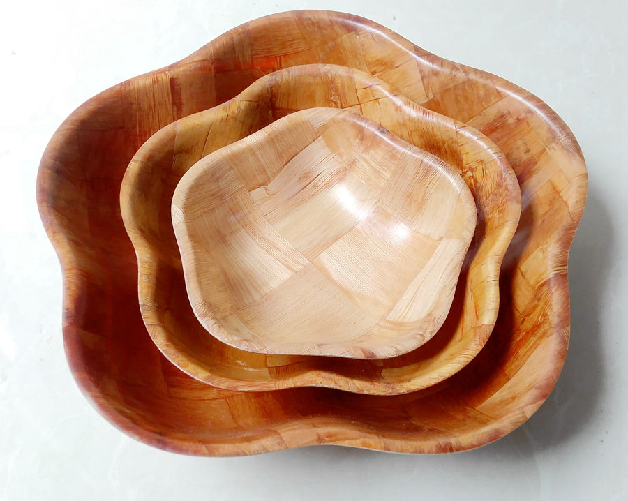 wooden plum bossom  bowl
