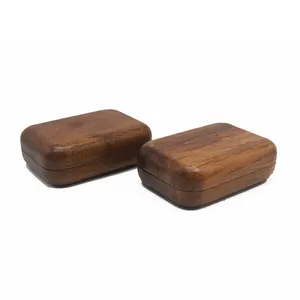 Caja de almacenamiento pequeña de madera personalizada, Mini caja artesanal de regalo para joyería, pastillas de dientes deciduos