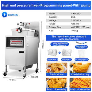 Freidora a Presión Henny Penny - Modelo Comercial Independiente a Precio Competitivo para Pollo al Estilo KFC - Product Image 4