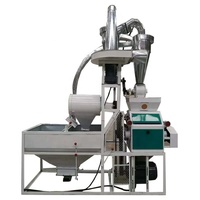 Machine à moudre le blé entièrement automatique avec moteur, haute capacité 300-400 kg/h, garantie 3 ans, fonctionnement par une seule personne