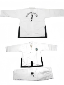 Pantalones <span class=keywords><strong>de</strong></span> <span class=keywords><strong>Uniforme</strong></span> <span class=keywords><strong>de</strong></span> <span class=keywords><strong>Taekwondo</strong></span> ITF Quteng, Material Ligero Acanalado, <span class=keywords><strong>Uniforme</strong></span> <span class=keywords><strong>de</strong></span> Entrenamiento Unisex para <span class=keywords><strong>Taekwondo</strong></span> ITF - Product Image 1