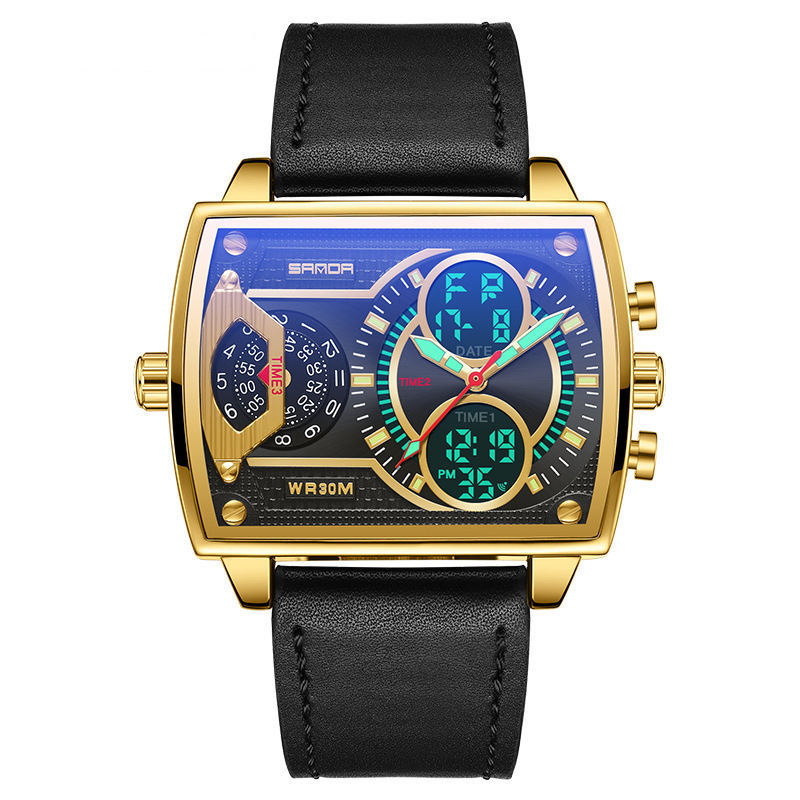 ทองสีดำพร้อมสายหนัง