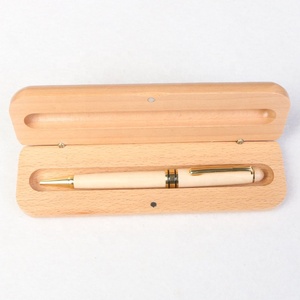 ชุดของขวัญ<span class=keywords><strong>ปากกา</strong></span>หมึกซึมไม้เมเปิลและโลหะสุดหรู ของขวัญสำหรับองค์กร ชุดปากกาลูกลื่นไม้เมเปิลสีไม่สดใส - Product Image 4