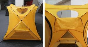 เต็นท์ตกปลาปิกนิกนอน<span class=keywords><strong>ช</strong></span>ั้นเดียวทำจากอลูมิเนียมสำหรับการเดินทางเดินป่าตั้งแคมป์กลางแจ้งสะดวก - Product Image 4