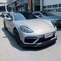 Kit carrosserie en fibre de carbone pour Porsche Panamera 971 Turbo, lèvre avant en fibre de carbone