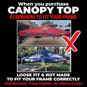 Tente Pop-Up <span class=keywords><strong>10x10</strong></span> en Tissu Oxford Imperméable Personnalisable Robuste pour Événements Publicitaires – Auvent Personnalisé avec Logo - Product Image 2