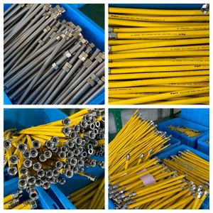 IFAN 공장 스테인레스 스틸 금속 골판지 스테인레스 스틸 가스 호스 천연 가스 용 유연한 가스 파이프 - Product Image 6