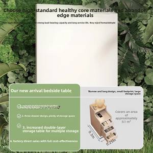 Oem/odm מודרני מינימליסטי צר פער אחסון כותלי-מיני קומפקטי חכם, חיסכון בחלל לחדר שינה דירה - Product Image 3