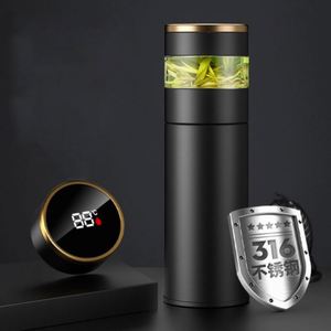Bouteille d'eau intelligente personnalisée avec logo, en acier inoxydable 316, thermos, gourde isotherme numérique avec affichage de la température LED, possibilité d'ajouter un logo - Product Image 2