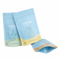 Sachet alimentaire personnalisé de haute qualité, imprimé, à fond plat, avec fermeture éclair refermable et doublure en feuille épaisse, pour le stockage du café, du thé et des aliments pour animaux de compagnie