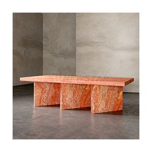 Newstar Panda blanco de lujo personalizado de piedra mesa de mármol comedor mesa de comedor para <span class=keywords><strong>restaurante</strong></span> - Product Image 3