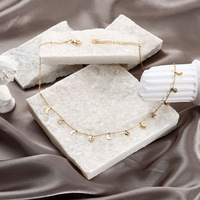 Collier ras du cou tendance pour femme, bijou minimaliste en acier inoxydable, idéal comme cadeau d'anniversaire