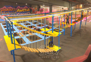 <span class=keywords><strong>Parcours</strong></span> d'obstacles de guerrier ninja intérieur pour enfants en plein air - Product Image 4